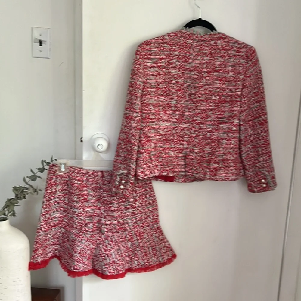 Reposh from Dorinda Medley’s Closet* Red Favorite Blogger Blazer and Skirt - Picture 9 of 16